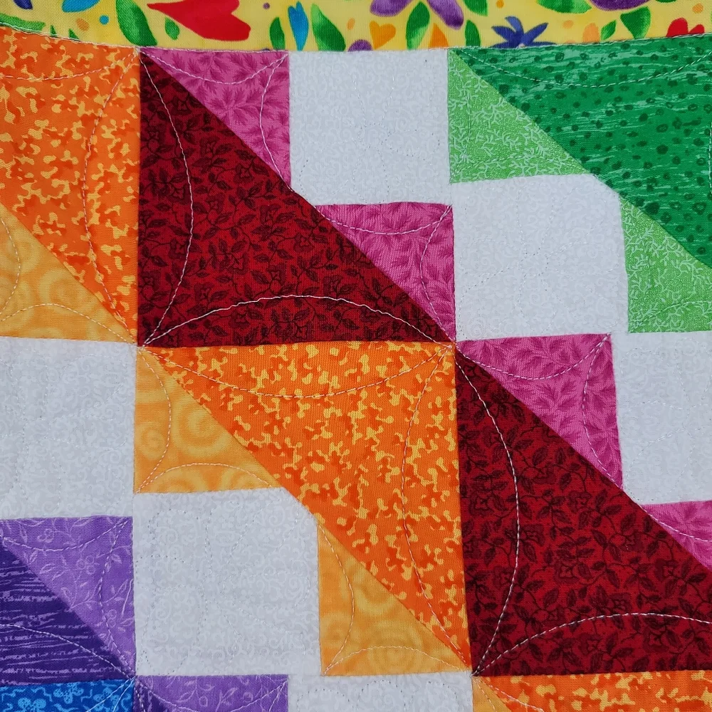 Bits & Pieces Small Quilt Multicolor